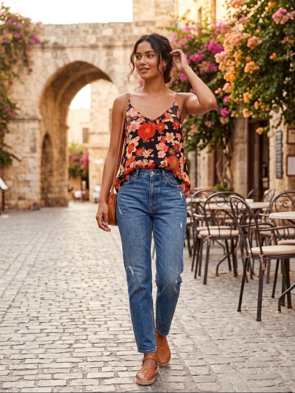 Free people floral cami